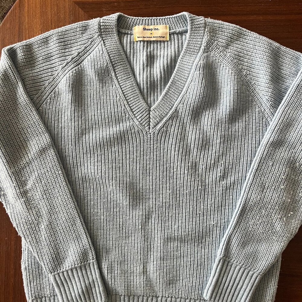 Sheep Inc. size:  xs.  light blue